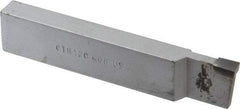 Made in USA - 1 x 1/2" Shank, Cutoff & Grooving Single Point Tool Bit - CT-120(445), Grade K68 - Exact Tool & Supply