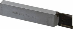 Made in USA - 1 x 1/2" Shank, Cutoff & Grooving Single Point Tool Bit - CT-122(433), Grade K68 - Exact Tool & Supply