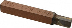 Made in USA - 1/4 x 1/4" Shank, Square Shoulder Turning Single Point Tool Bit - AR-4, Grade K21 - Exact Tool & Supply