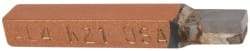 Made in USA - 1/4 x 1/4" Shank, Square Shoulder Turning Single Point Tool Bit - AL-4, Grade K21 - Exact Tool & Supply