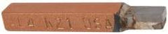 Made in USA - 1/4 x 1/4" Shank, Square Shoulder Turning Single Point Tool Bit - AL-4, Grade K21 - Exact Tool & Supply