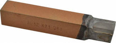 Made in USA - 3/4 x 3/4" Shank, Square Shoulder Turning Single Point Tool Bit - AL-12, Grade K21 - Exact Tool & Supply