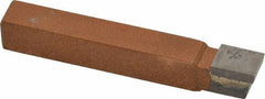 Made in USA - 5/16 x 5/16" Shank, Square Nose Single Point Tool Bit - C-5, Grade K21 - Exact Tool & Supply