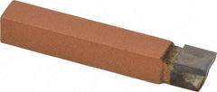 Made in USA - 3/8 x 3/8" Shank, Square Nose Single Point Tool Bit - C-6, Grade K21 - Exact Tool & Supply