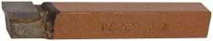 Made in USA - 1/2 x 1/2" Shank, Square Nose Single Point Tool Bit - C-8, Grade K21 - Exact Tool & Supply