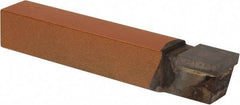 Made in USA - 3/4 x 3/4" Shank, Square Nose Single Point Tool Bit - C-12, Grade K21 - Exact Tool & Supply
