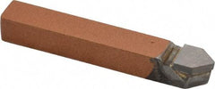 Made in USA - 5/16 x 5/16" Shank, Pointed Nose Single Point Tool Bit - D-5, Grade K21 - Exact Tool & Supply