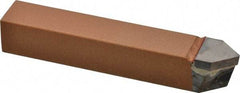 Made in USA - 3/4 x 3/4" Shank, Pointed Nose Single Point Tool Bit - D-12, Grade K21 - Exact Tool & Supply