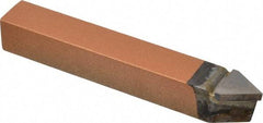 Made in USA - 1/2 x 1/2" Shank, Threading Single Point Tool Bit - E-8, Grade K21 - Exact Tool & Supply