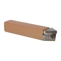Made in USA - 3/4 x 3/4" Shank, Threading Single Point Tool Bit - E-12, Grade K21 - Exact Tool & Supply