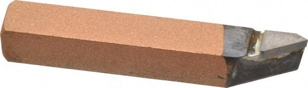 Made in USA - 3/8 x 3/8" Shank, Offset Threading Single Point Tool Bit - ER-6, Grade K21 - Exact Tool & Supply