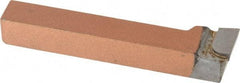 Made in USA - 1/2 x 1/2" Shank, Offset End Cutting Single Point Tool Bit - FR-8, Grade K21 - Exact Tool & Supply