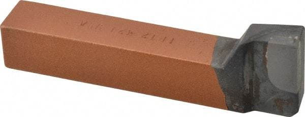 Made in USA - 3/4 x 3/4" Shank, Offset End Cutting Single Point Tool Bit - FR-12, Grade K21 - Exact Tool & Supply