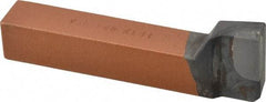 Made in USA - 3/4 x 3/4" Shank, Offset End Cutting Single Point Tool Bit - FR-12, Grade K21 - Exact Tool & Supply