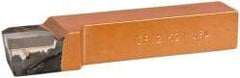 Made in USA - 3/4 x 3/4" Shank, Offset Side Cutting Single Point Tool Bit - GR-12, Grade K21 - Exact Tool & Supply
