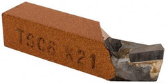 Made in USA - 3/8 x 3/8" Shank, Square Shank Boring Single Point Tool Bit - TSC-6, Grade K21 - Exact Tool & Supply