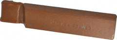Made in USA - 1 x 1/2" Shank, Cutoff & Grooving Single Point Tool Bit - CT-122(433), Grade K21 - Exact Tool & Supply