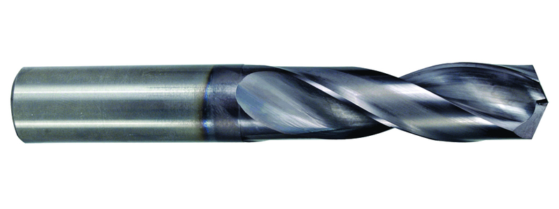 10.2mm Dia. - Solid Carbide 3xD High Performance Drill-TiAlN - Exact Tool & Supply
