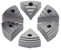 Value Collection - 2.16" Chuck Capacity, JF Attachment, Round Soft Lathe Chuck Jaw - 6 Jaws, Steel - Exact Tool & Supply