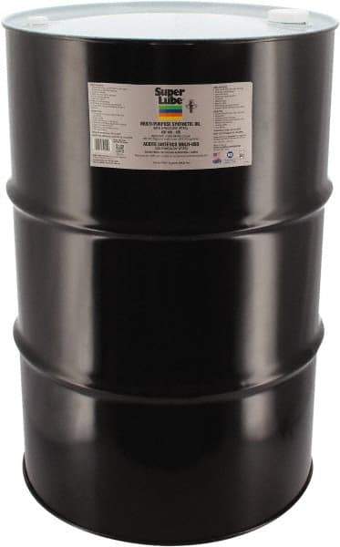 Synco Chemical - 55 Gal Drum Synthetic Multi-Purpose Oil - -42.78 to 232.22°F, SAE 85W, ISO 150, 681.5 SUS at 40°C, Food Grade - Exact Tool & Supply