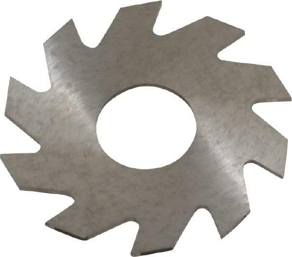 RobbJack - 3/4" Diam x 0.023" Blade Thickness x 1/4" Arbor Hole Diam, 10 Tooth Slitting and Slotting Saw - Arbor Connection, Right Hand, Uncoated, Solid Carbide, Concave Ground - Exact Tool & Supply