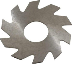 RobbJack - 3/4" Diam x 0.023" Blade Thickness x 1/4" Arbor Hole Diam, 10 Tooth Slitting and Slotting Saw - Arbor Connection, Right Hand, Uncoated, Solid Carbide, Concave Ground - Exact Tool & Supply
