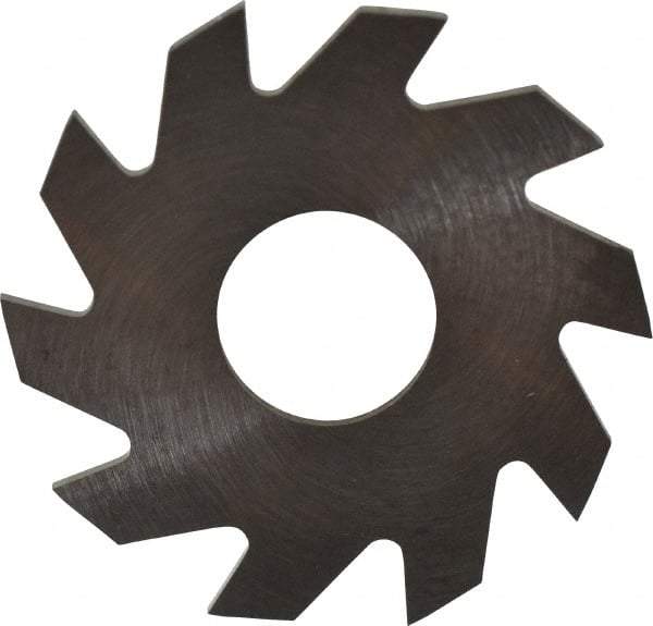 RobbJack - 3/4" Diam x 0.035" Blade Thickness x 1/4" Arbor Hole Diam, 10 Tooth Slitting and Slotting Saw - Arbor Connection, Right Hand, Uncoated, Solid Carbide, Concave Ground - Exact Tool & Supply