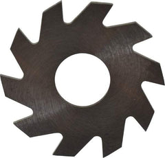RobbJack - 3/4" Diam x 0.035" Blade Thickness x 1/4" Arbor Hole Diam, 10 Tooth Slitting and Slotting Saw - Arbor Connection, Right Hand, Uncoated, Solid Carbide, Concave Ground - Exact Tool & Supply