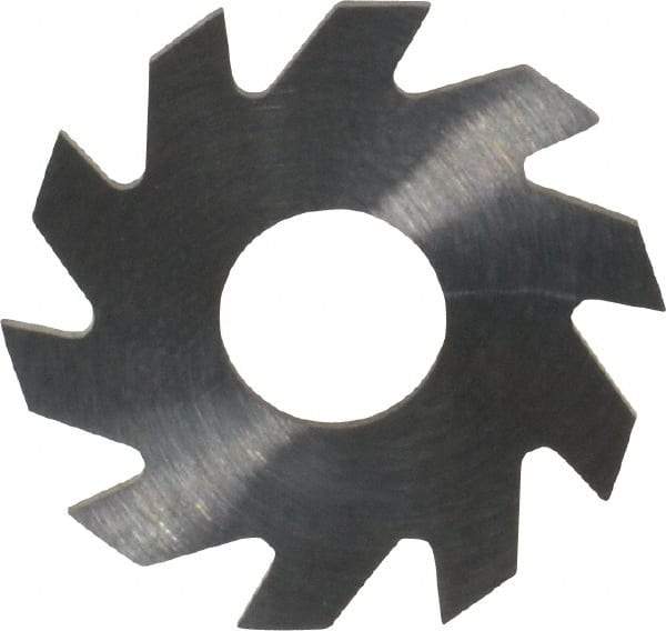 RobbJack - 3/4" Diam x 0.04" Blade Thickness x 1/4" Arbor Hole Diam, 10 Tooth Slitting and Slotting Saw - Arbor Connection, Right Hand, Uncoated, Solid Carbide, Concave Ground - Exact Tool & Supply