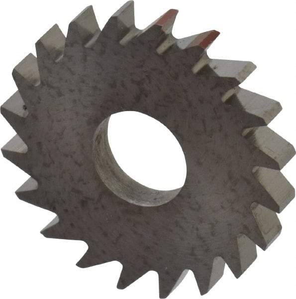 RobbJack - 3/4" Diam x 0.0937" Blade Thickness x 1/4" Arbor Hole Diam, 20 Tooth Slitting and Slotting Saw - Arbor Connection, Right Hand, Uncoated, Solid Carbide, Concave Ground - Exact Tool & Supply