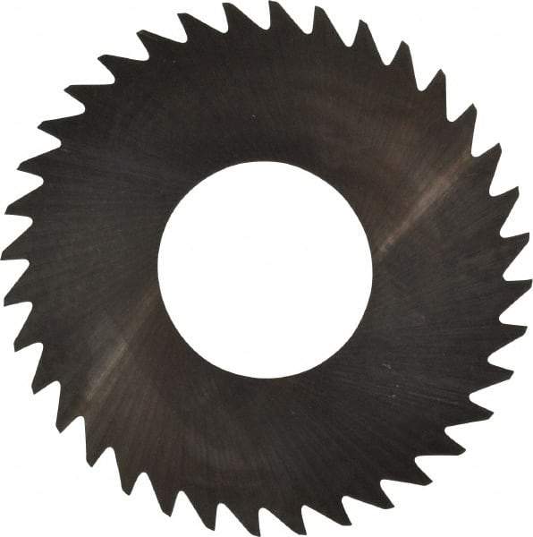 RobbJack - 1-1/4" Diam x 0.008" Blade Thickness x 1/2" Arbor Hole Diam, 36 Tooth Slitting and Slotting Saw - Arbor Connection, Right Hand, Uncoated, Solid Carbide, Concave Ground - Exact Tool & Supply