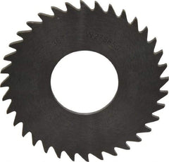 RobbJack - 1-1/4" Diam x 0.0468" Blade Thickness x 1/2" Arbor Hole Diam, 36 Tooth Slitting and Slotting Saw - Arbor Connection, Right Hand, Uncoated, Solid Carbide, Concave Ground - Exact Tool & Supply