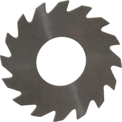 RobbJack - 1-1/4" Diam x 0.051" Blade Thickness x 1/2" Arbor Hole Diam, 16 Tooth Slitting and Slotting Saw - Arbor Connection, Right Hand, Uncoated, Solid Carbide, Concave Ground - Exact Tool & Supply