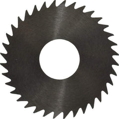 RobbJack - 1-1/2" Diam x 0.0468" Blade Thickness x 1/2" Arbor Hole Diam, 36 Tooth Slitting and Slotting Saw - Arbor Connection, Right Hand, Uncoated, Solid Carbide, Concave Ground - Exact Tool & Supply