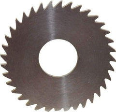 RobbJack - 1-1/2" Diam x 0.0781" Blade Thickness x 1/2" Arbor Hole Diam, 36 Tooth Slitting and Slotting Saw - Arbor Connection, Right Hand, Uncoated, Solid Carbide, Concave Ground - Exact Tool & Supply