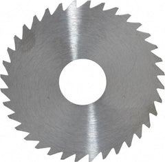 RobbJack - 1-3/4" Diam x 0.0312" Blade Thickness x 1/2" Arbor Hole Diam, 36 Tooth Slitting and Slotting Saw - Arbor Connection, Right Hand, Uncoated, Solid Carbide, Concave Ground - Exact Tool & Supply