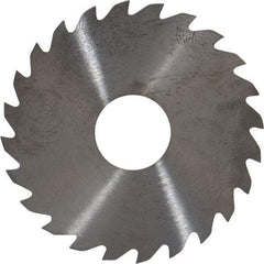 RobbJack - 1-3/4" Diam x 0.04" Blade Thickness x 1/2" Arbor Hole Diam, 24 Tooth Slitting and Slotting Saw - Arbor Connection, Right Hand, Uncoated, Solid Carbide, Concave Ground - Exact Tool & Supply