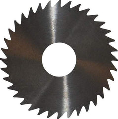 RobbJack - 1-3/4" Diam x 1/16" Blade Thickness x 1/2" Arbor Hole Diam, 24 Tooth Slitting and Slotting Saw - Arbor Connection, Right Hand, Uncoated, Solid Carbide, Concave Ground - Exact Tool & Supply