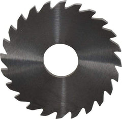 RobbJack - 1-3/4" Diam x 0.0937" Blade Thickness x 1/2" Arbor Hole Diam, 24 Tooth Slitting and Slotting Saw - Arbor Connection, Right Hand, Uncoated, Solid Carbide, Concave Ground - Exact Tool & Supply