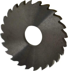 RobbJack - 1-3/4" Diam x 1/8" Blade Thickness x 1/2" Arbor Hole Diam, 24 Tooth Slitting and Slotting Saw - Arbor Connection, Right Hand, Uncoated, Solid Carbide, Concave Ground - Exact Tool & Supply