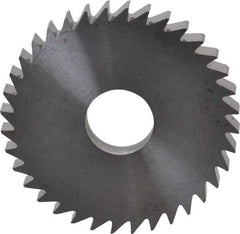 RobbJack - 1-3/4" Diam x 3/16" Blade Thickness x 1/2" Arbor Hole Diam, 36 Tooth Slitting and Slotting Saw - Arbor Connection, Right Hand, Uncoated, Solid Carbide, Concave Ground - Exact Tool & Supply