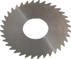 RobbJack - 1-3/4" Diam x 0.025" Blade Thickness x 5/8" Arbor Hole Diam, 36 Tooth Slitting and Slotting Saw - Arbor Connection, Right Hand, Uncoated, Solid Carbide, Concave Ground - Exact Tool & Supply
