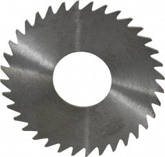 RobbJack - 1-3/4" Diam x 0.0312" Blade Thickness x 5/8" Arbor Hole Diam, 36 Tooth Slitting and Slotting Saw - Arbor Connection, Right Hand, Uncoated, Solid Carbide, Concave Ground - Exact Tool & Supply