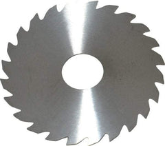 RobbJack - 2" Diam x 0.0312" Blade Thickness x 1/2" Arbor Hole Diam, 24 Tooth Slitting and Slotting Saw - Arbor Connection, Right Hand, Uncoated, Solid Carbide, Concave Ground - Exact Tool & Supply