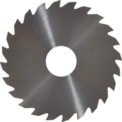 RobbJack - 2" Diam x 0.0468" Blade Thickness x 1/2" Arbor Hole Diam, 24 Tooth Slitting and Slotting Saw - Arbor Connection, Right Hand, Uncoated, Solid Carbide, Concave Ground - Exact Tool & Supply
