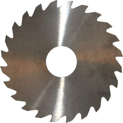 RobbJack - 2" Diam x 0.051" Blade Thickness x 1/2" Arbor Hole Diam, 24 Tooth Slitting and Slotting Saw - Arbor Connection, Right Hand, Uncoated, Solid Carbide, Concave Ground - Exact Tool & Supply
