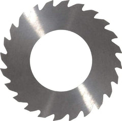 RobbJack - 2" Diam x 1/16" Blade Thickness x 1" Arbor Hole Diam, 24 Tooth Slitting and Slotting Saw - Arbor Connection, Right Hand, Uncoated, Solid Carbide, Concave Ground - Exact Tool & Supply