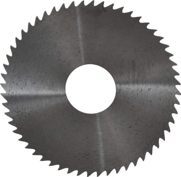 RobbJack - 2-1/4" Diam x 0.0312" Blade Thickness x 5/8" Arbor Hole Diam, 56 Tooth Slitting and Slotting Saw - Arbor Connection, Right Hand, Uncoated, Solid Carbide, Concave Ground - Exact Tool & Supply