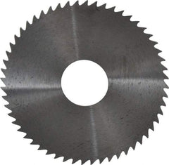 RobbJack - 2-1/4" Diam x 0.0312" Blade Thickness x 5/8" Arbor Hole Diam, 56 Tooth Slitting and Slotting Saw - Arbor Connection, Right Hand, Uncoated, Solid Carbide, Concave Ground - Exact Tool & Supply