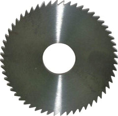 RobbJack - 2-1/4" Diam x 1/8" Blade Thickness x 5/8" Arbor Hole Diam, 56 Tooth Slitting and Slotting Saw - Arbor Connection, Right Hand, Uncoated, Solid Carbide, Concave Ground - Exact Tool & Supply